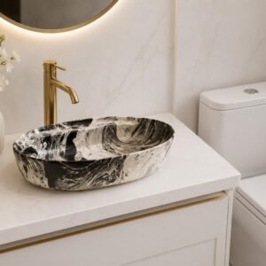ART BOWL TEXTURED BLACK