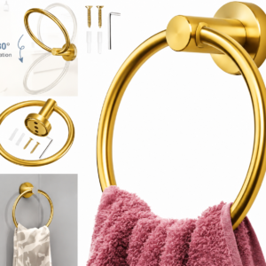 TOWEL RING GOLD