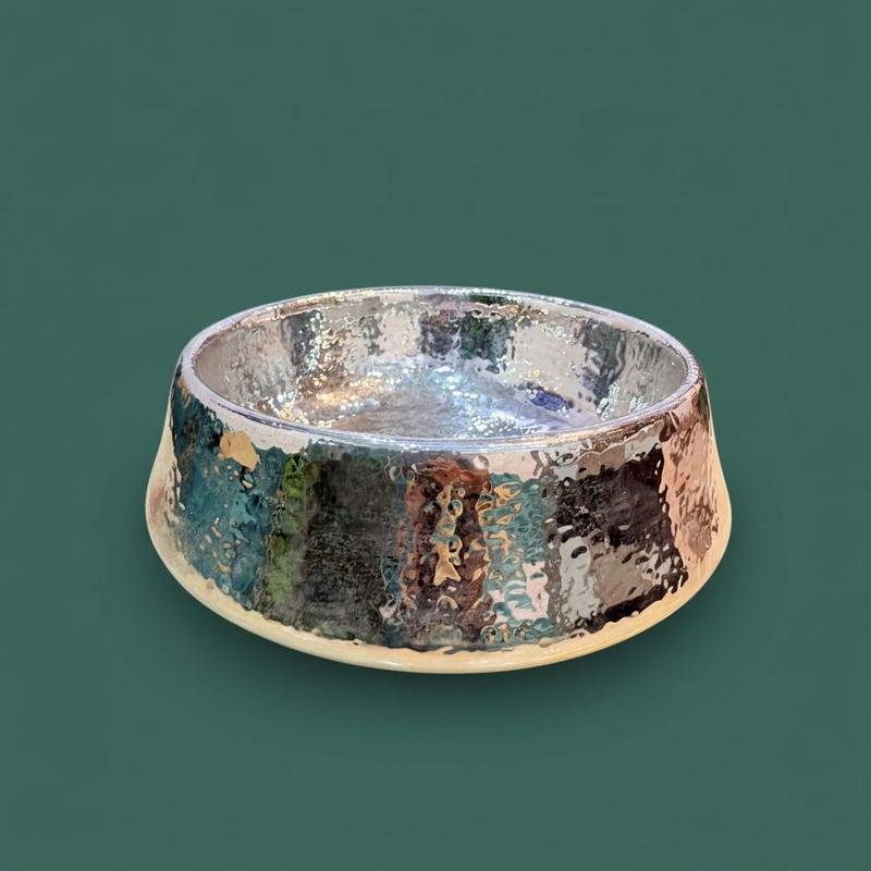 ART BOWL ENGRAVED ANTIQUE SILVER - Image 3