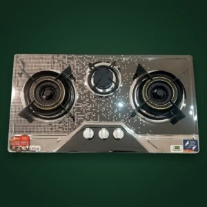 3 Burner Stainless Steel Gas Stove