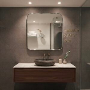 SIMPLE WALL MIRROR 24X24
