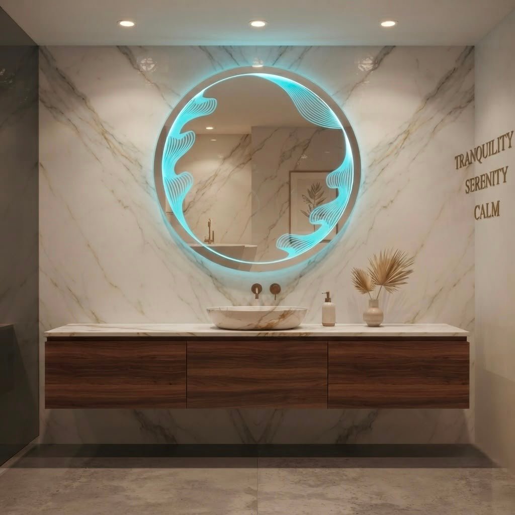 TOUCH LED MIRROR 30X30