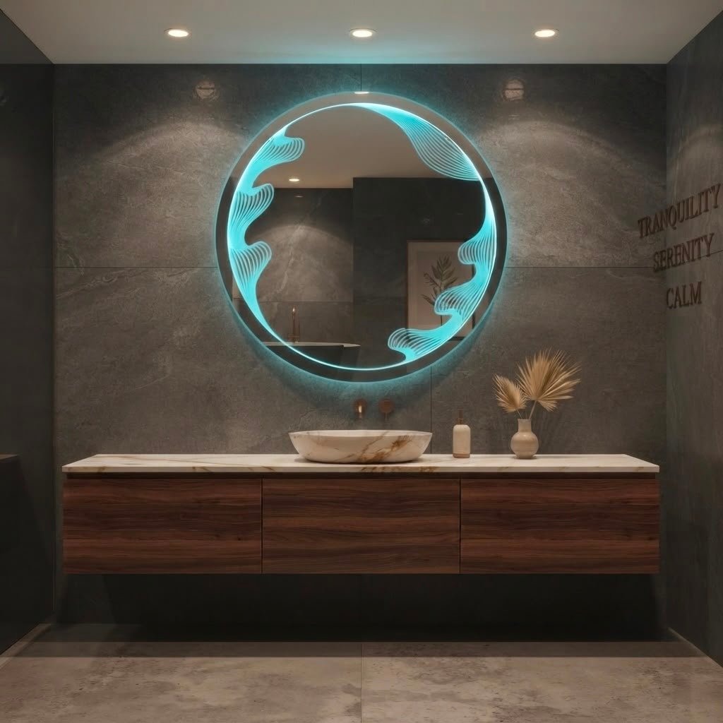 TOUCH LED MIRROR 30X30 - Image 3
