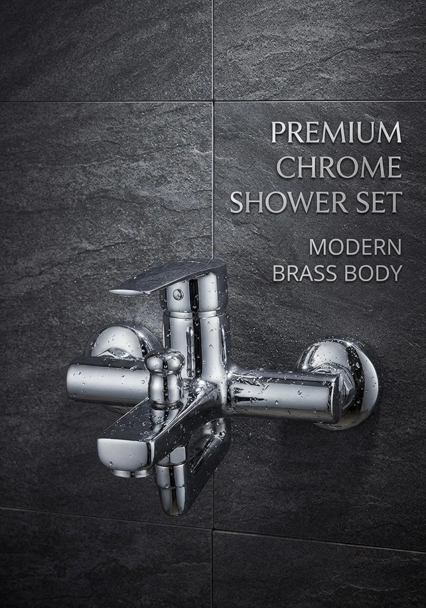Master Complete Shower Set Chrome