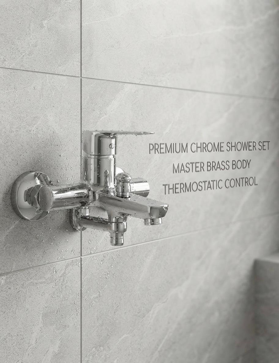 Master Complete Shower Set Chrome - Image 2