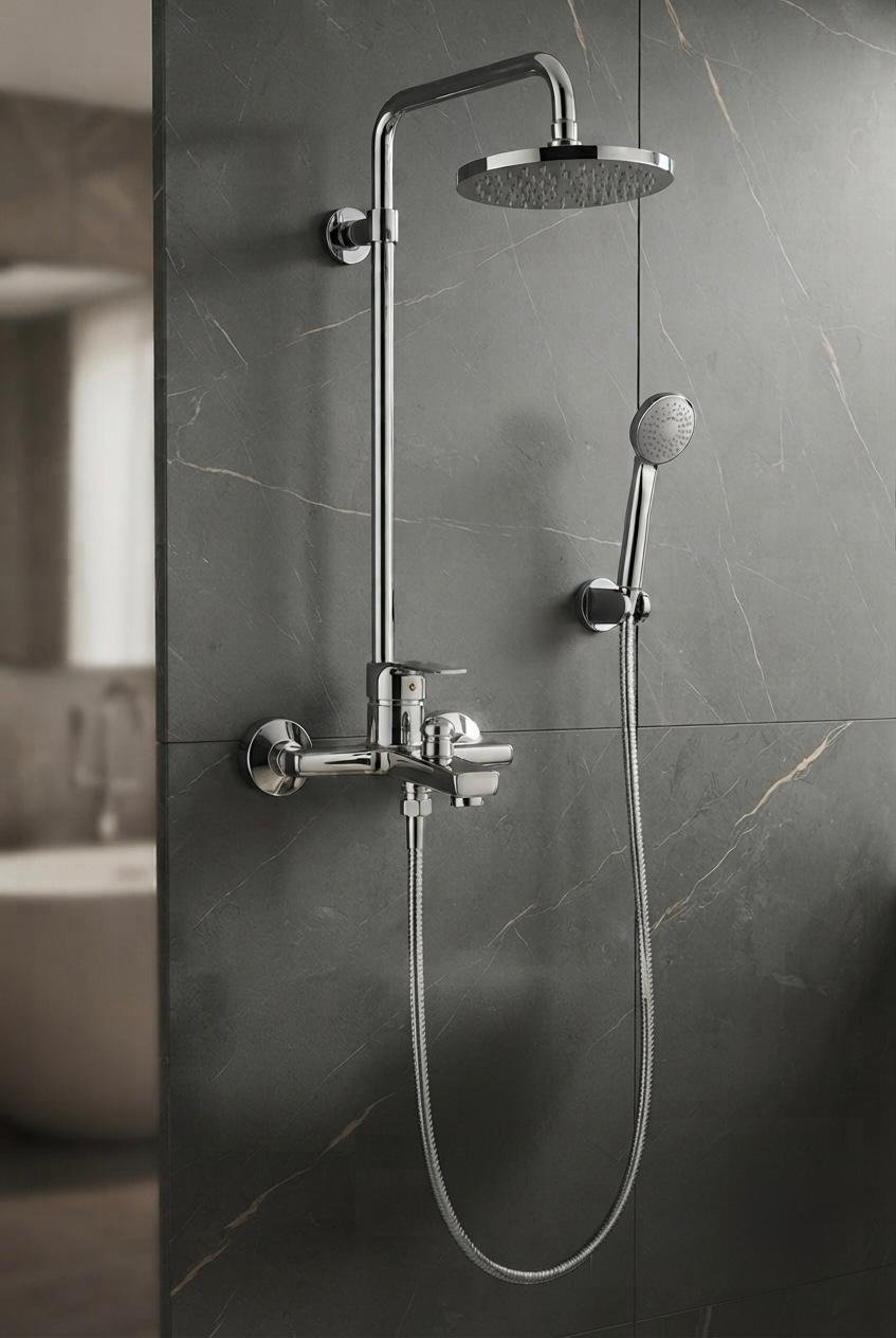 Master Shower Set Chrome - Image 3