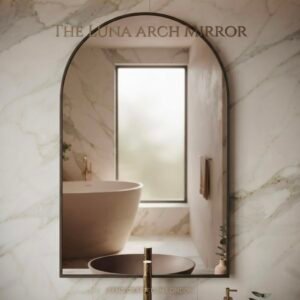Modern Asymmetrical Wall MIRROR 18X36